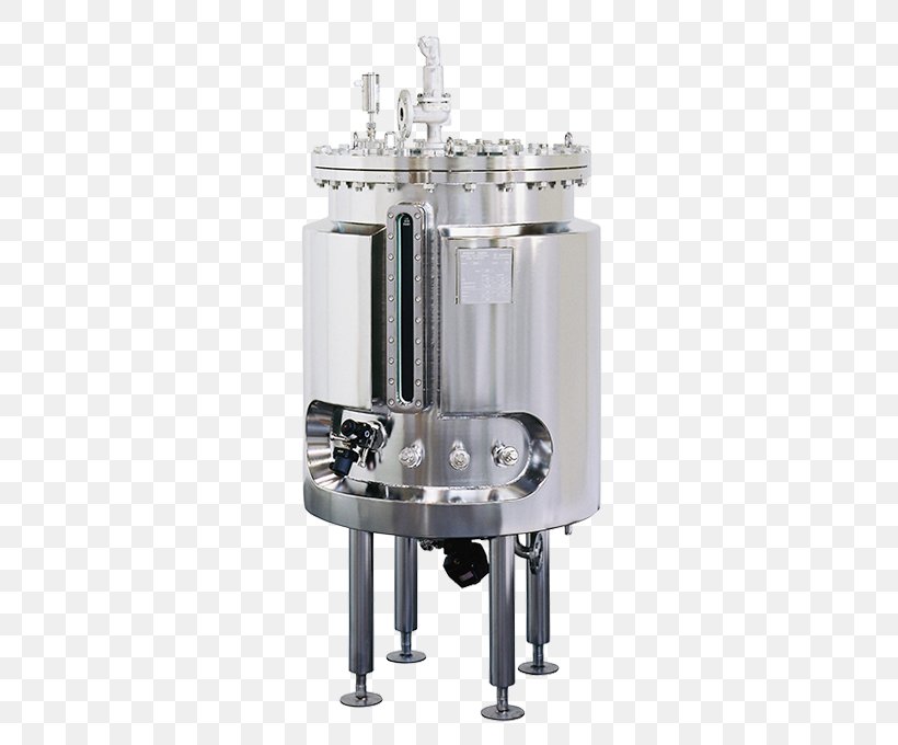 Bioreactor Stainless Steel Manufacturing Machine, PNG, 576x680px, Bioreactor, Binder, Continuous Stirredtank Reactor, Cylinder, Edelstaal Download Free
