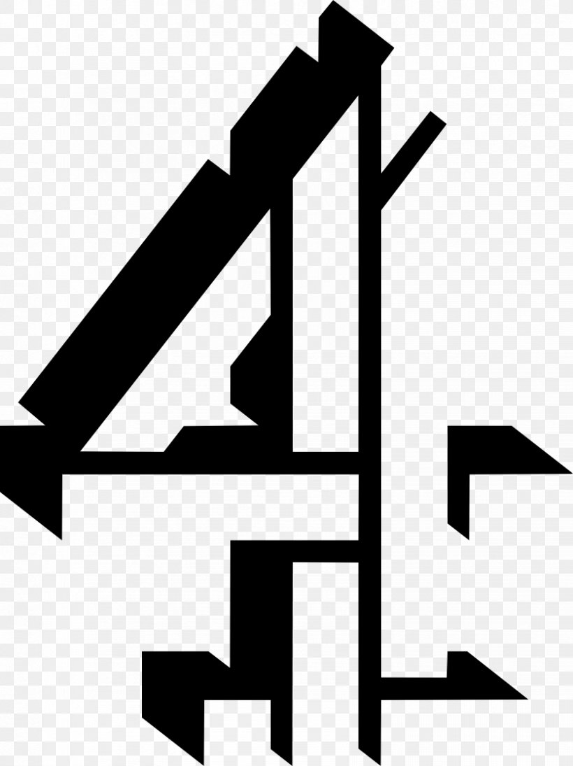 Channel 4 Television Channel Logo, PNG, 836x1117px, Channel 4, All 4, Black And White, Broadcasting, Film Download Free