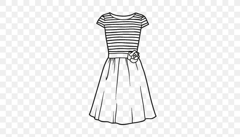 Drawing Dress Pencil Pattern, PNG, 600x470px, Drawing, Black, Black And White, Bodice, Casual Attire Download Free