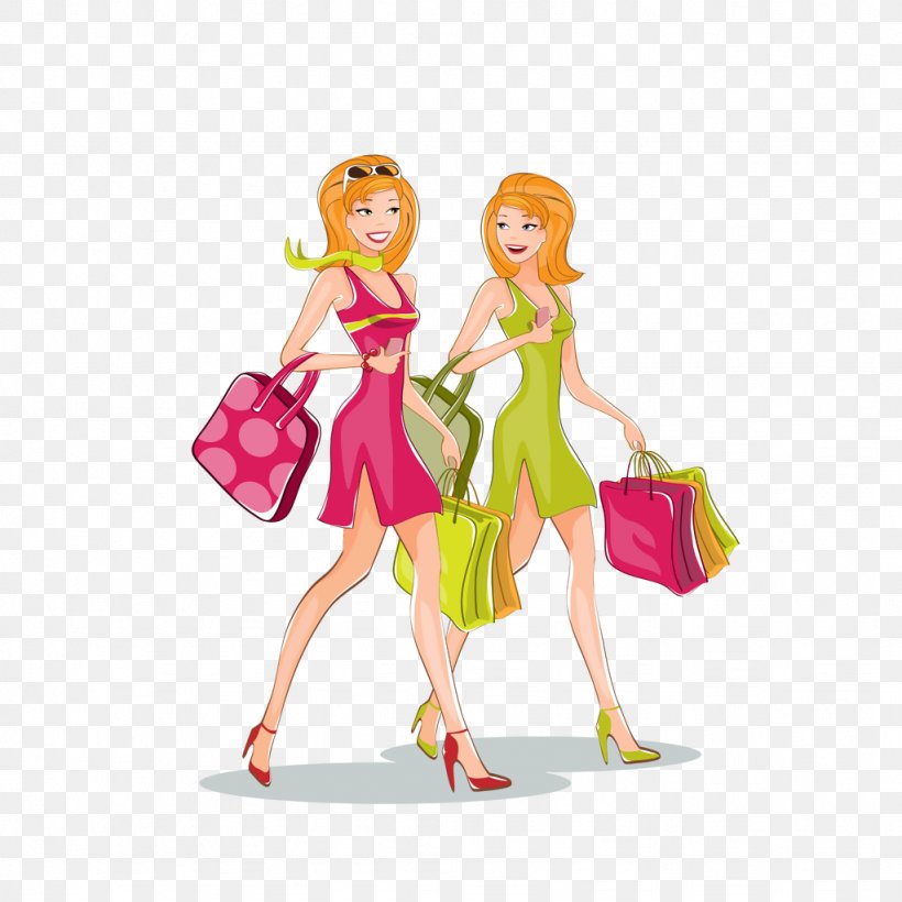 Shopping Clip Art, PNG, 1024x1024px, Shopping, Bag, Barbie, Cartoon, Clothing Download Free