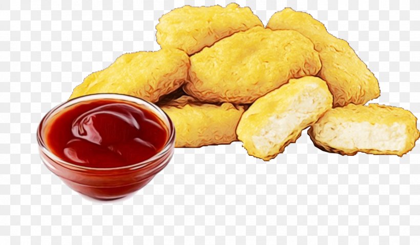 Food Dish Ingredient Cuisine Fast Food, PNG, 1496x873px, Watercolor, Bk Chicken Nuggets, Chicken Nugget, Cuisine, Dish Download Free