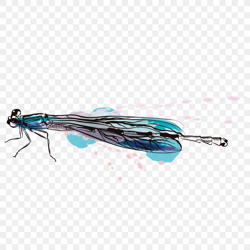 Watercolor Painting Clip Art, PNG, 1600x1600px, Watercolor Painting, Aqua, Blue, Dragonfly, Pixel Download Free