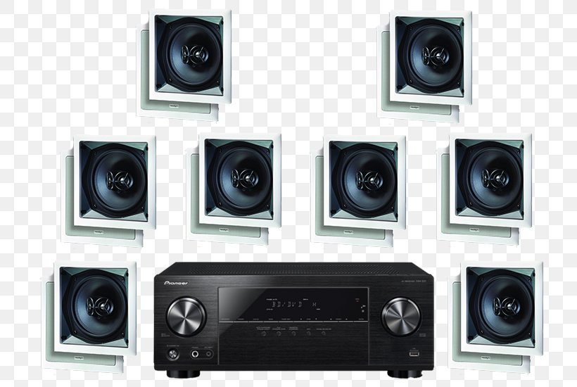 AV Receiver Home Theater Systems 5.1 Surround Sound Ultra-high-definition Television Pioneer Corporation, PNG, 800x550px, 4k Resolution, 51 Surround Sound, Av Receiver, Audio, Audio Equipment Download Free