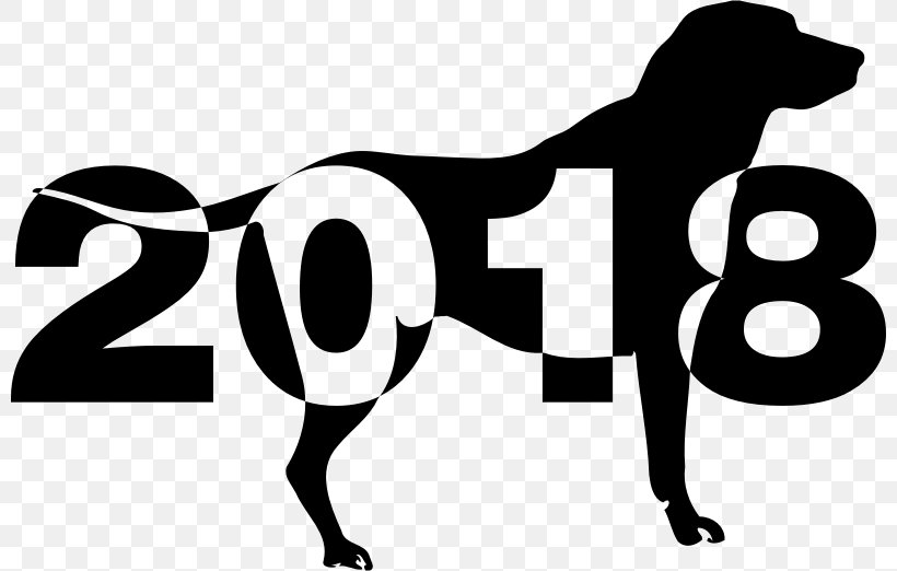 Dog New Year Pet Tag Tiertafel Arnsberg Clip Art, PNG, 800x522px, Dog, Animal, Black, Black And White, Canidae Download Free