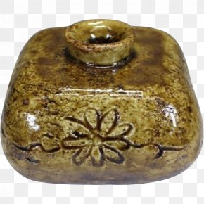 Japanese Vase - Kyoto Seto Bizen Pottery Vase PNG