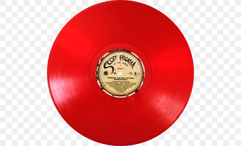 Scott Pilgrim Vs. The World Phonograph Record Scott Pilgrim's Precious Little Life LP Record, PNG, 500x500px, Watercolor, Cartoon, Flower, Frame, Heart Download Free
