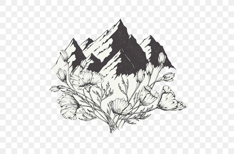 Tattoo Drawing Leaf Sketch, PNG, 540x540px, Tattoo, Black, Black And White, Botany, Drawing Download Free