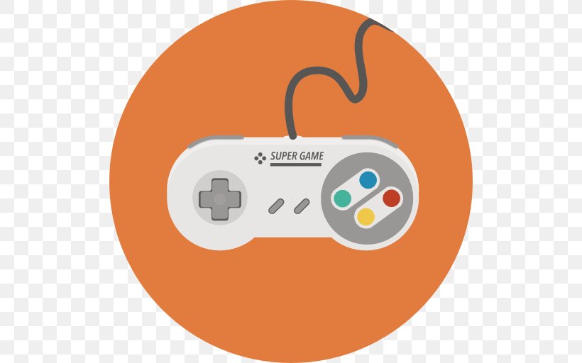 Computer Wallpaper Electronic Device Brand Game Controller, PNG, 512x512px, Video Game, Brand, Computer Servers, Electronic Device, Flat Design Download Free