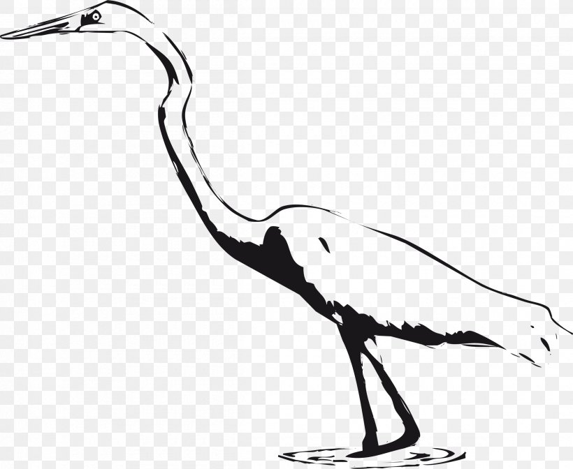 Great Egret Bird Crane Clip Art, PNG, 2400x1969px, Great Egret, Ardea, Beak, Bird, Black And White Download Free