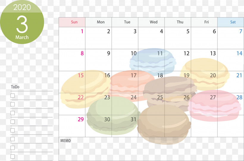 March 2020 Calendar March 2020 Printable Calendar 2020 Calendar, PNG, 3000x1982px, 2020 Calendar, March 2020 Calendar, Circle, Diagram, Line Download Free