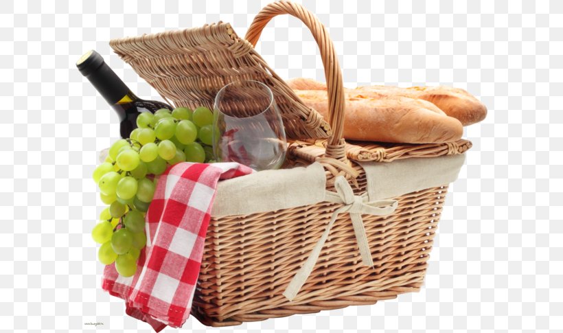 Picnic Barbecue Stock Photography Wine Basket, PNG, 600x485px, Picnic, Barbecue, Basket, Food, Food Storage Download Free