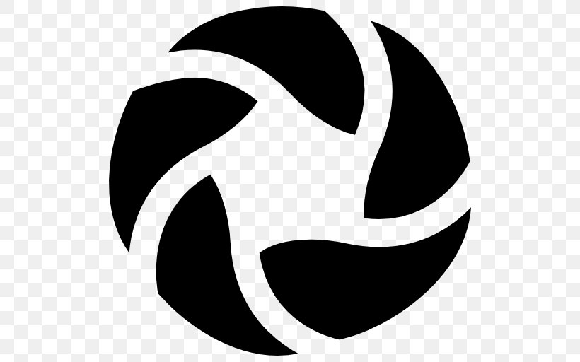 Circle White Crescent Logo Clip Art, PNG, 512x512px, White, Artwork, Black, Black And White, Black M Download Free