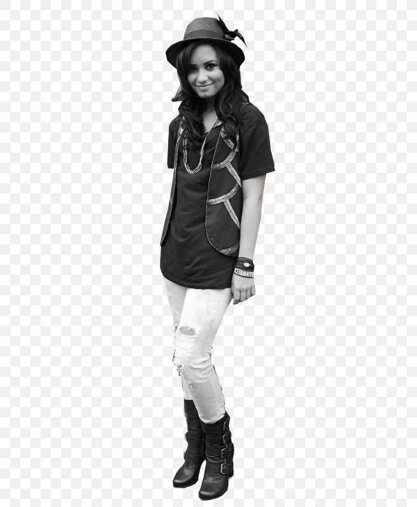 Demi Lovato Black And White Singer-songwriter, PNG, 510x996px, Watercolor, Cartoon, Flower, Frame, Heart Download Free