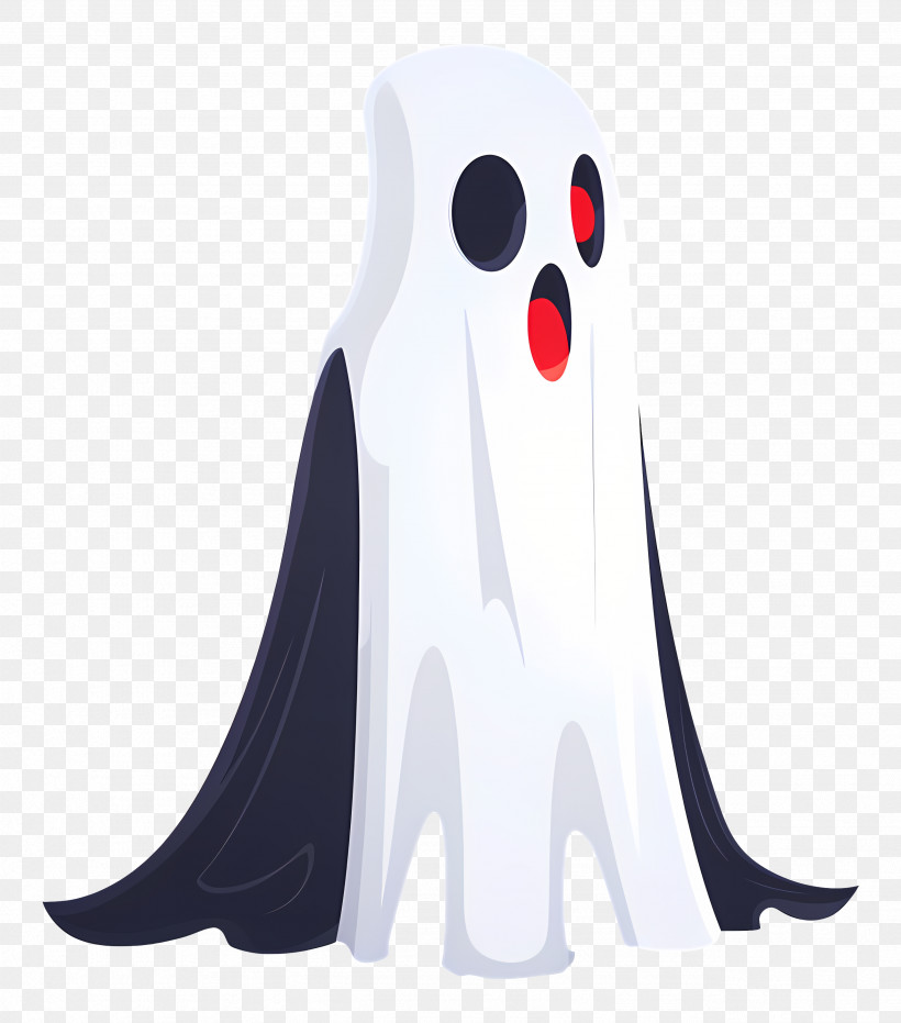 Ghost - Spooky Cartoon Ghost For Halloween PNG