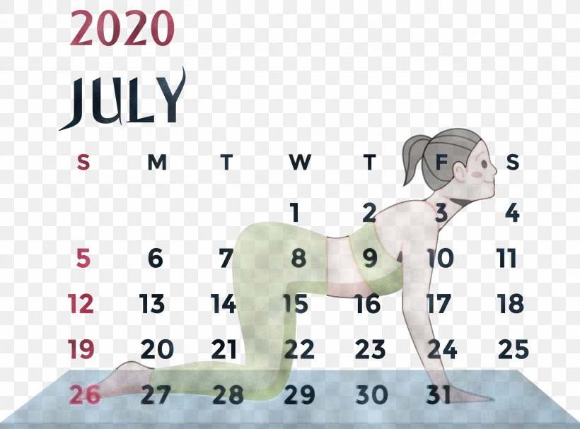 July 2020 Printable Calendar July 2020 Calendar 2020 Calendar, PNG, 3000x2224px, 2020 Calendar, July 2020 Printable Calendar, Angle, Dog, Furniture Download Free