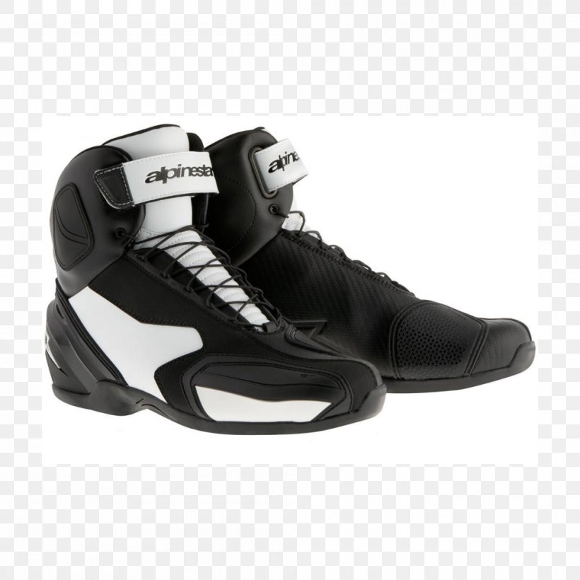Motorcycle Boot Shoe Alpinestars, PNG, 1000x1000px, Motorcycle Boot, Alpinestars, Athletic Shoe, Basketball Shoe, Black Download Free