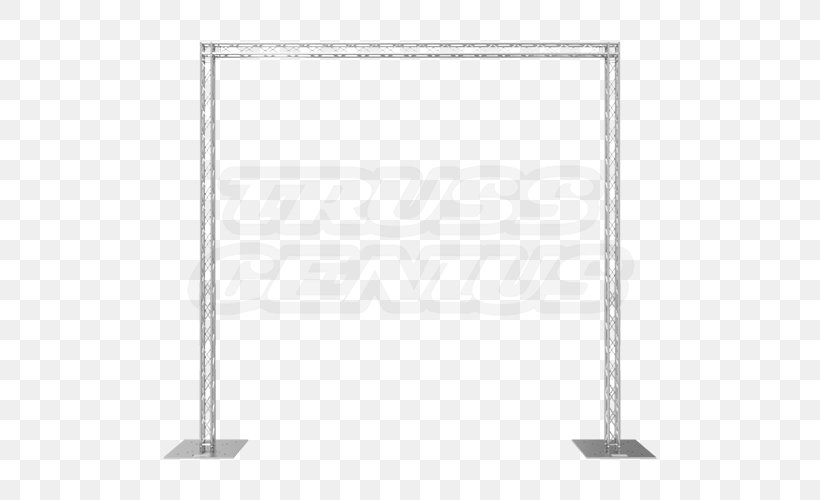 Truss Structure Steel Square Rectangle, PNG, 500x500px, Truss, Aluminium, Area, Black And White, Diameter Download Free