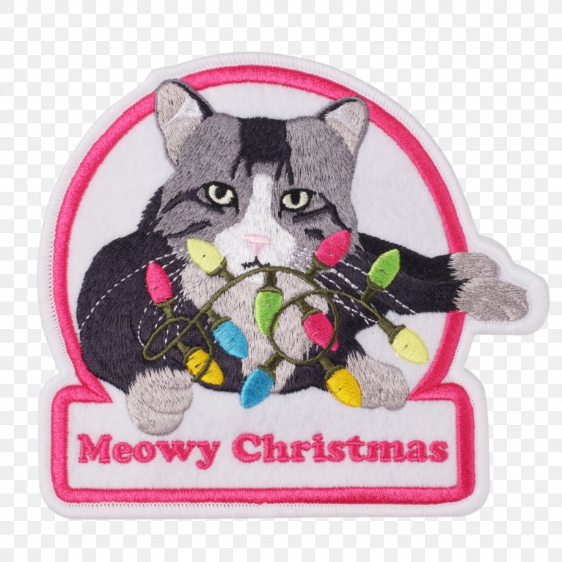 Christmas Jumper Christmas Day Light Meowy Christmas LED Ugly Sweater Patch, PNG, 1024x1024px, Christmas Jumper, Cat, Cat Like Mammal, Christmas Day, Christmas Tree Download Free
