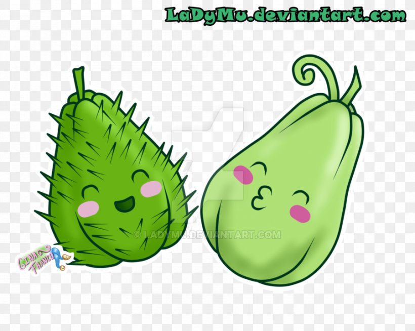 Fruit Vegetable Chayote Digital Art Drawing, PNG, 900x718px, Fruit, Art, Cartoon, Chayote, Deviantart Download Free