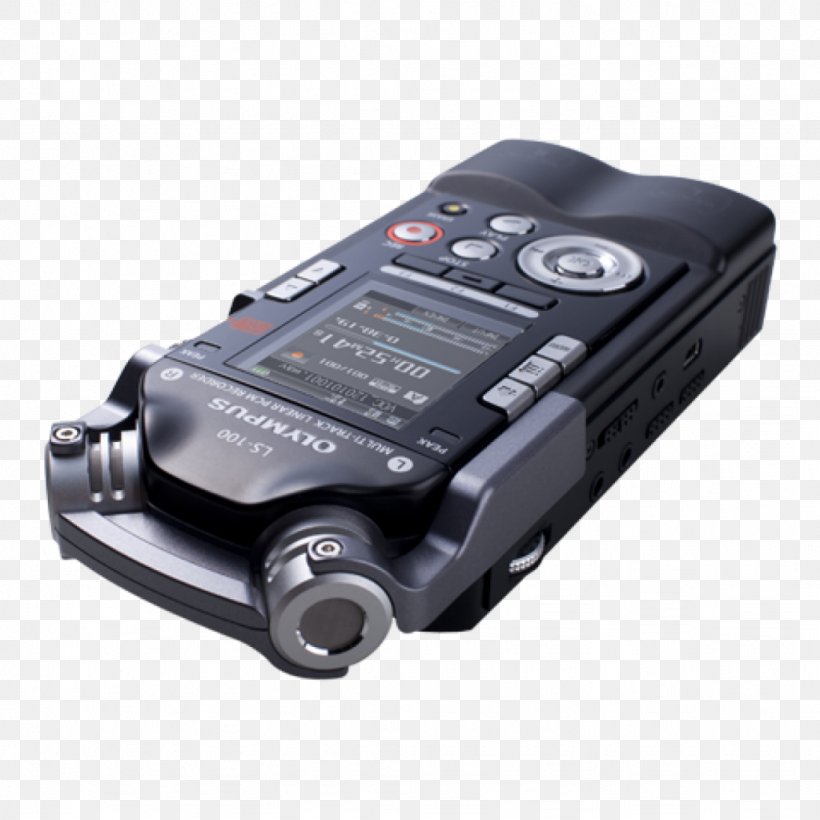 Microphone Olympus LS-100 Audio Sound Recording And Reproduction, PNG, 1024x1024px, Microphone, Audio, Dictation Machine, Electrical Connector, Electronic Device Download Free