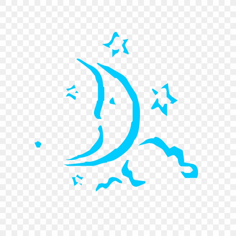 Moon Clipart Image., PNG, 1000x1000px, Marine Mammal, Area, Blue, Brand, Fish Download Free