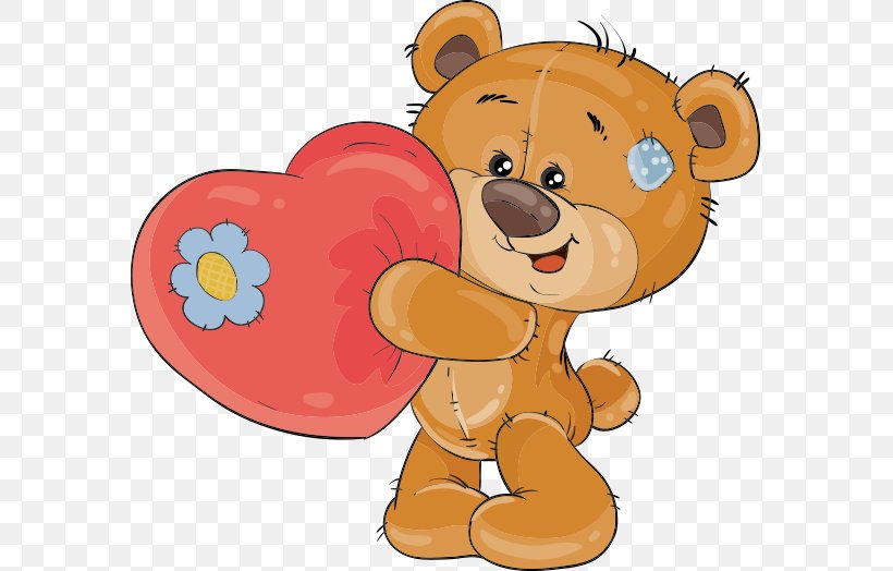 Bear Vector Graphics Drawing Image Illustration, PNG, 620x524px, Watercolor, Cartoon, Flower, Frame, Heart Download Free