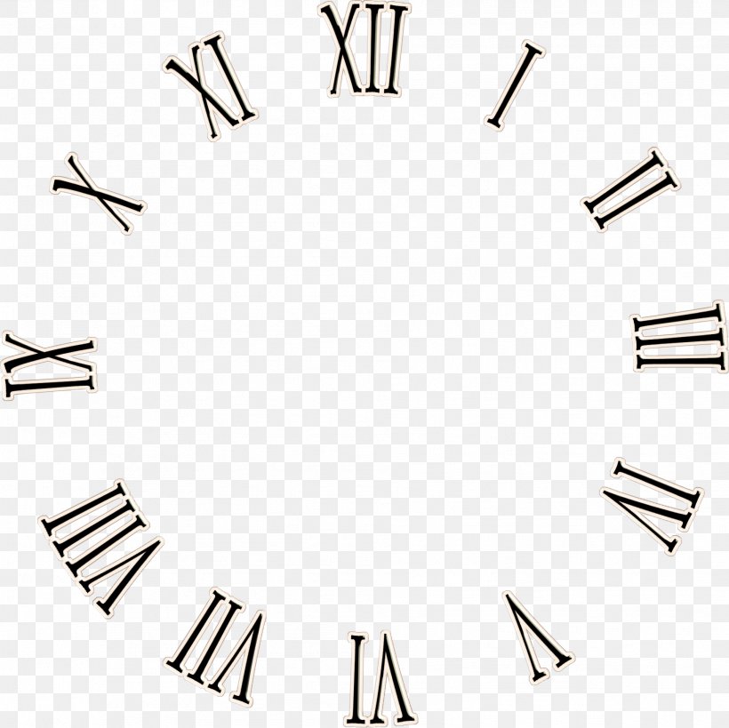 Clock Face Roman Numerals Arabic Numerals Numerical Digit, PNG, 1908x1906px, Clock Face, Arabic Numerals, Area, Black And White, Clock Download Free