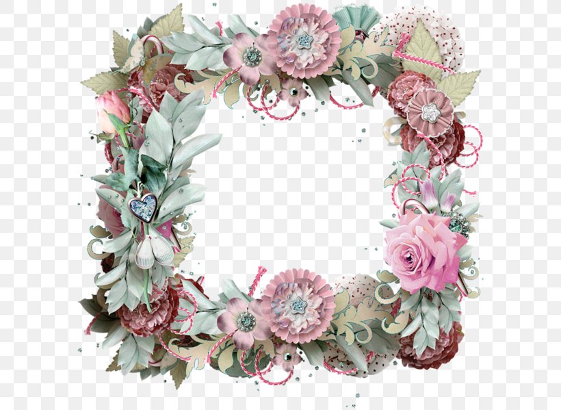 Floral Design Wreath Flower Garden Roses Pink, PNG, 600x599px, Floral Design, Artificial Flower, Cut Flowers, Decor, Floristry Download Free