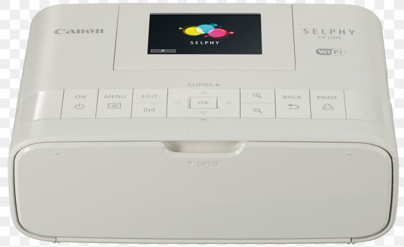 Laser Printing Photo Printer Canon SELPHY CP1200, PNG, 2728x1672px, Laser Printing, Canon, Canon Selphy, Canon Selphy Cp1200, Electronic Device Download Free