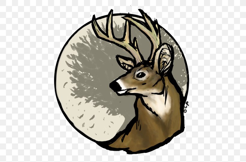 White-tailed Deer Reindeer Desktop Wallpaper, PNG, 527x542px, Deer, Antler, Blacktailed Deer, Carnivoran, Computer Monitors Download Free