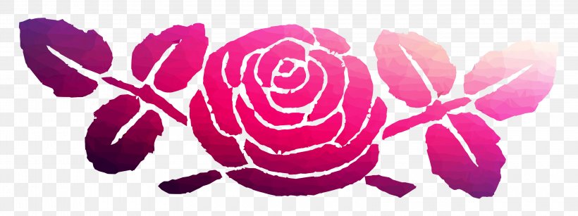 Garden Roses Illustration Graphics Pink M, PNG, 3200x1200px, Garden Roses, Flower, Garden, Herbaceous Plant, Magenta Download Free