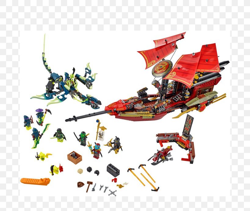 LEGO 70618 THE LEGO NINJAGO MOVIE Destiny's Bounty Amazon.com LEGO 70738 NINJAGO Final Flight Of Destiny's Bounty, PNG, 690x690px, Lego Ninjago, Amazoncom, Bricklink, Lego, Lego Minifigure Download Free