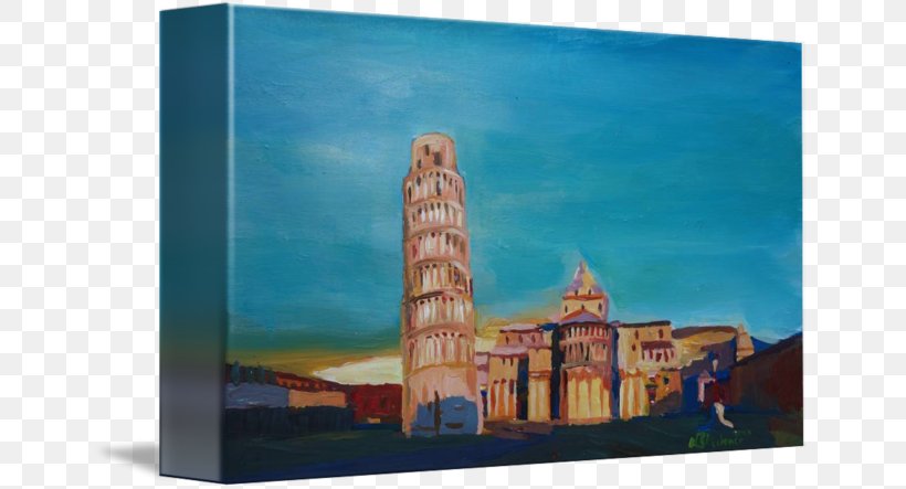 Painting Pisa Landmark Theatres Modern Art, PNG, 650x443px, Painting, Art, Artwork, Canvas, Landmark Download Free