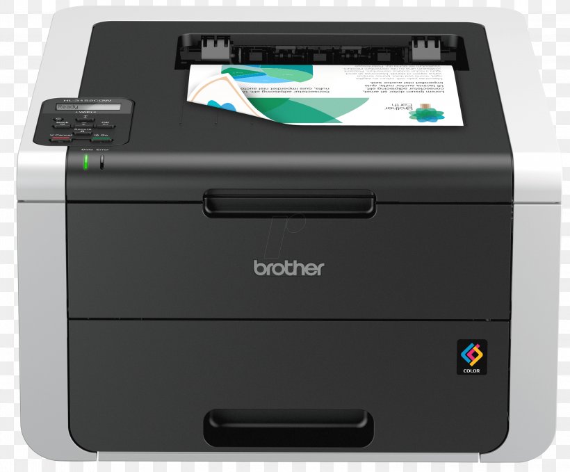 Printer Brother Industries Laser Printing Color Printing, PNG, 3000x2485px, Printer, Airprint, Brother Industries, Color Printing, Computer Download Free