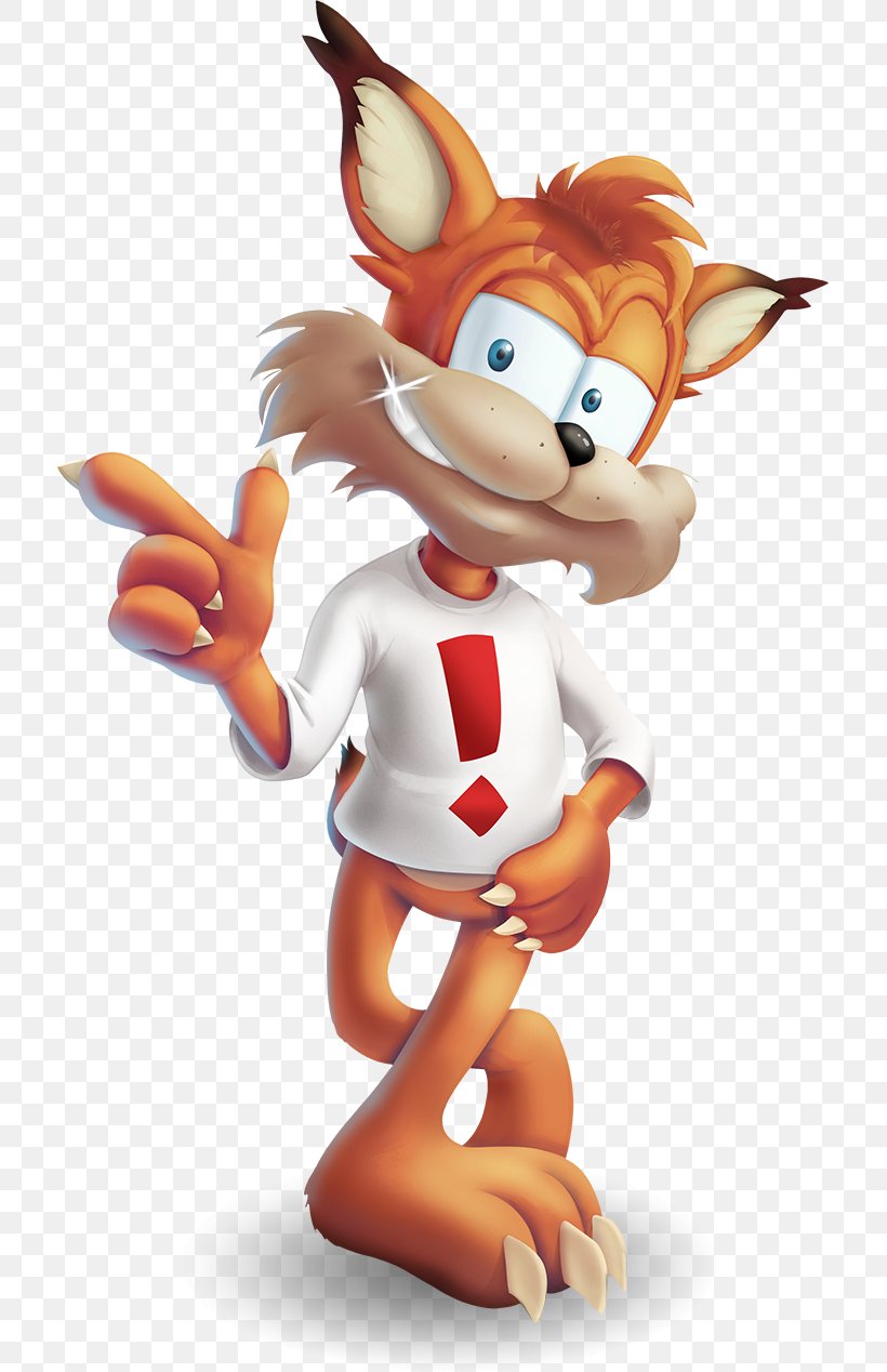 Bubsy: The Woolies Strike Back PlayStation 4 Bubsy 2 Bubsy In Fractured Furry Tales Sonic The Hedgehog, PNG, 713x1268px, Watercolor, Cartoon, Flower, Frame, Heart Download Free