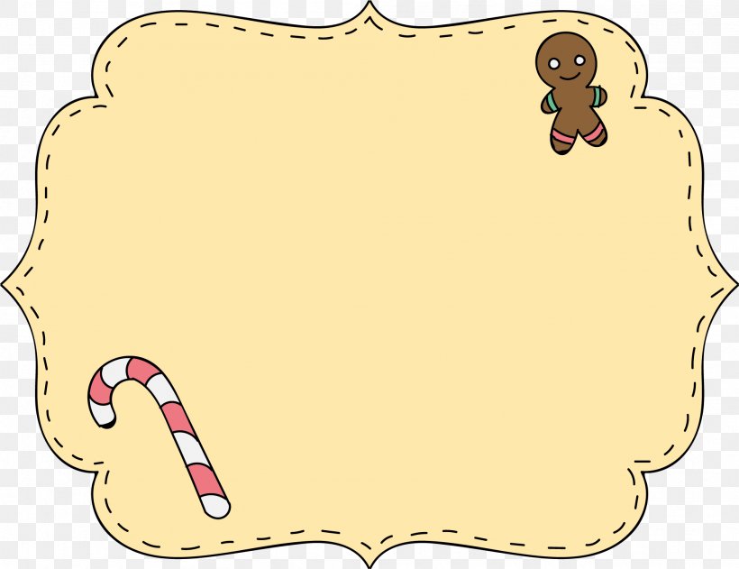 Christmas Decoration Text Gingerbread Man, PNG, 2001x1541px, Christmas, Area, Border, Christmas Decoration, Christmas Gift Download Free