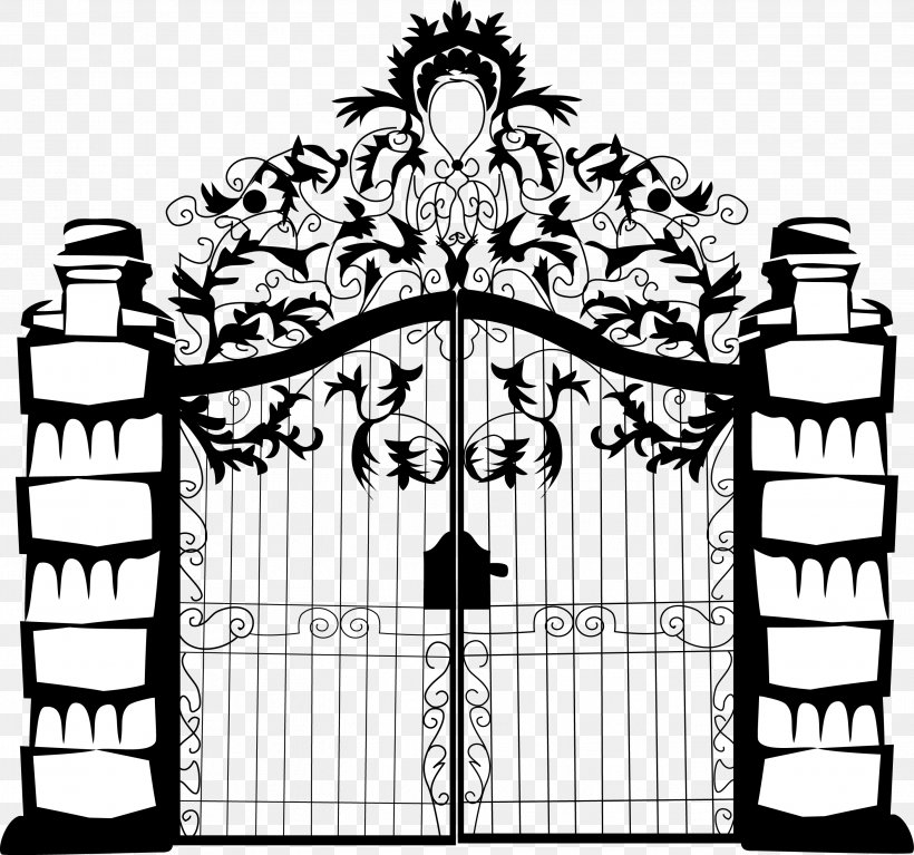 Gate Door Window, PNG, 2808x2628px, Gate, Arch, Baby Gate, Black And White, Door Download Free