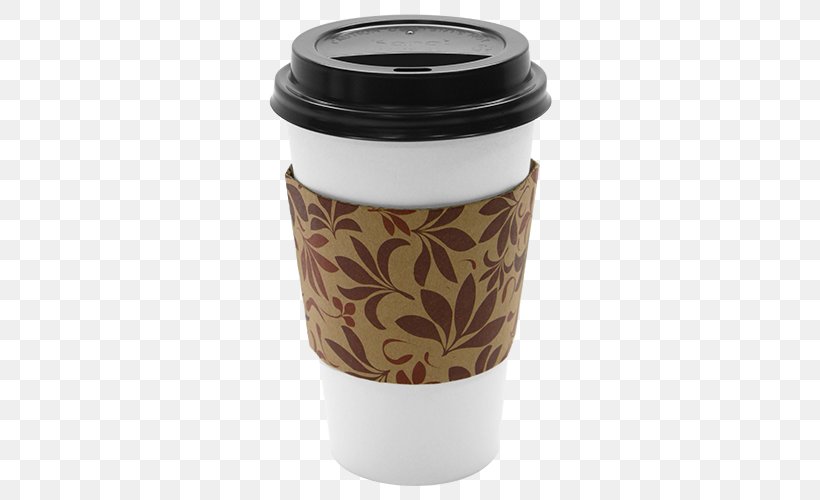 Coffee Cup Sleeve Mug, PNG, 500x500px, Coffee Cup, Ceramic, Coffee, Coffee Cup Sleeve, Cup Download Free