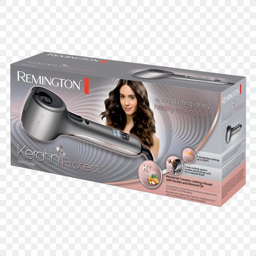 Hair Iron Remington Hair Curler PROluxe Capelli Keratin, PNG, 1000x1000px, Hair Iron, Capelli, Electronic Device, Hair, Hair Dryers Download Free