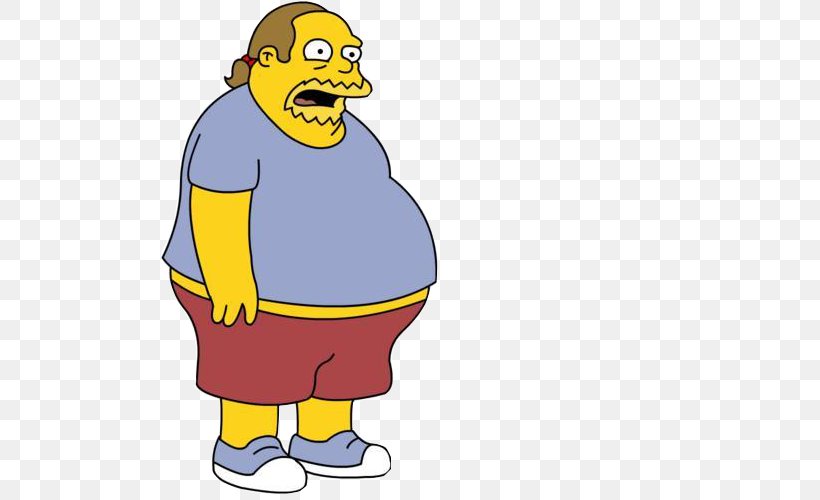 Comic Book Guy Grampa Simpson Professor Frink Bart Simpson Lisa Simpson, PNG, 500x500px, Comic Book Guy, Area, Artwork, Bart Simpson, Beak Download Free