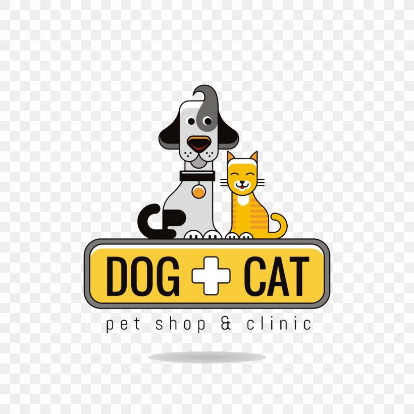Dog Cat Logo Pet, PNG, 1000x1000px, Dog, Area, Bird, Brand, Cat Download Free