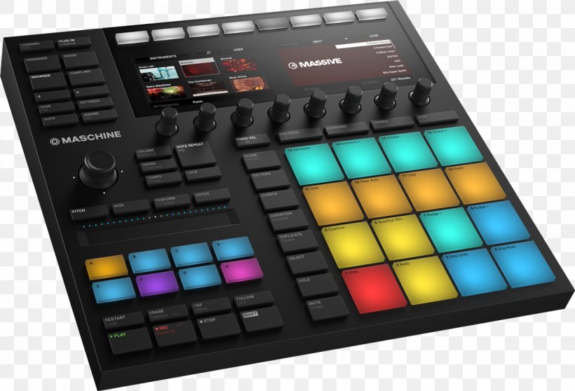 Maschine Native Instruments MIDI Musical Instruments, PNG, 1200x817px, Watercolor, Cartoon, Flower, Frame, Heart Download Free