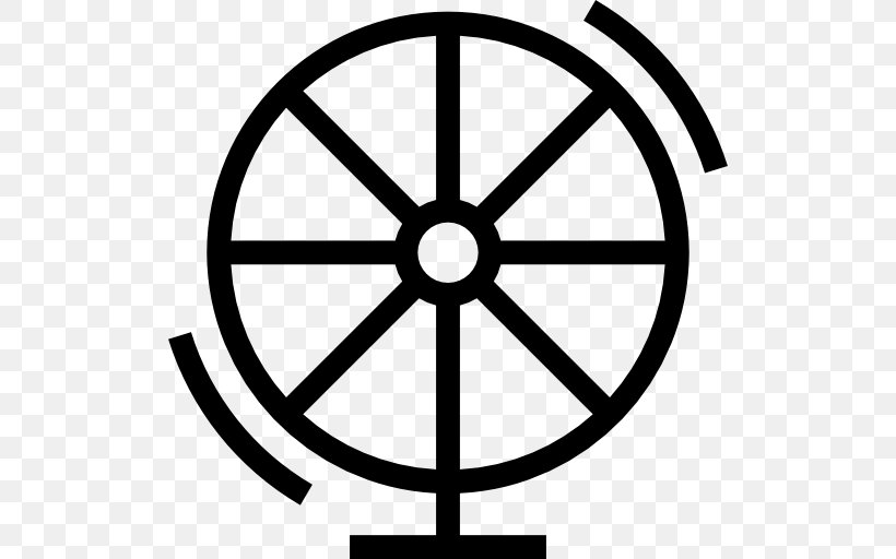 Symbol, PNG, 512x512px, Symbol, Area, Bicycle Wheel, Black And White, Dharmachakra Download Free