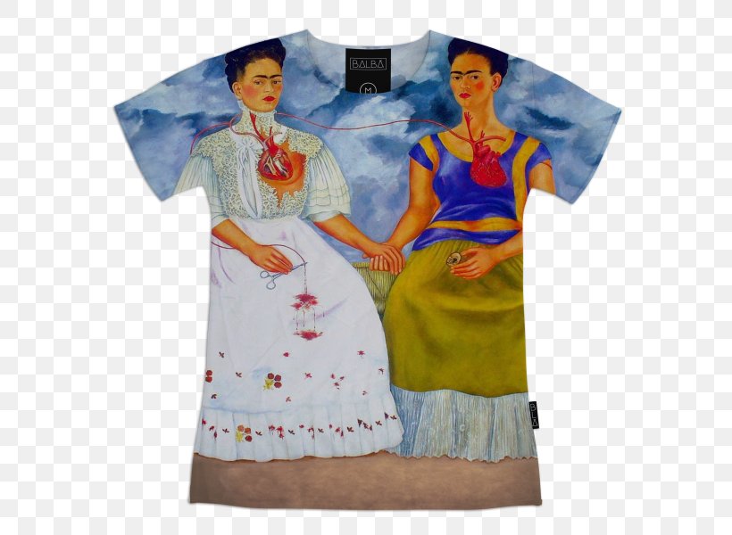 The Two Fridas Frida Kahlo Museum Frieda And Diego Rivera Self-Portrait With Thorn Necklace And Hummingbird Self-Portrait With Monkey, PNG, 600x600px, Two Fridas, Blouse, Clothing, Costume, Costume Design Download Free