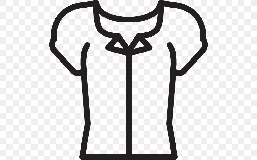 Sleeve T-shirt Blouse Clothing, PNG, 512x512px, Sleeve, Black, Black And White, Blouse, Clothing Download Free