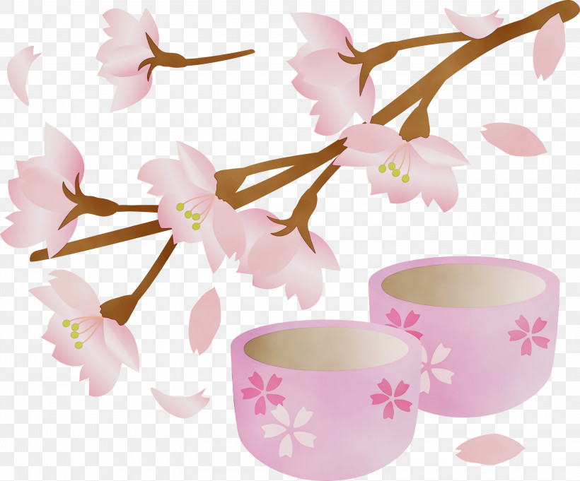 Cherry Blossom, PNG, 3000x2493px, Cherry Flower, Blossom, Branch, Cherry Blossom, Cup Download Free