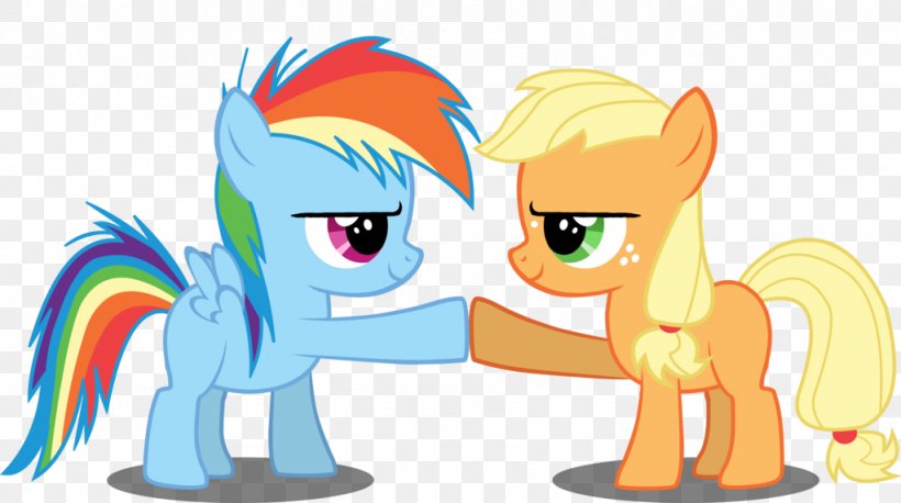 My Little Pony: Friendship Is Magic Fandom Applejack Rainbow Dash, PNG, 1024x573px, Watercolor, Cartoon, Flower, Frame, Heart Download Free