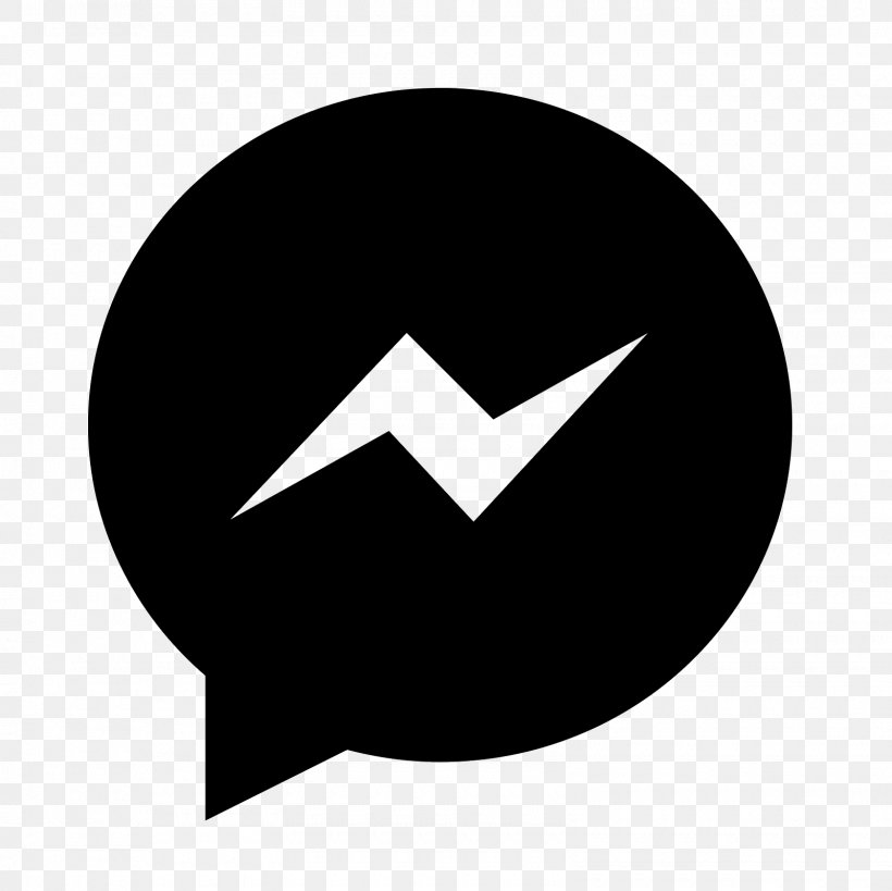 Social Media Facebook Messenger Messaging Apps, PNG, 1600x1600px, Social Media, Black, Black And White, Brand, Facebook Download Free
