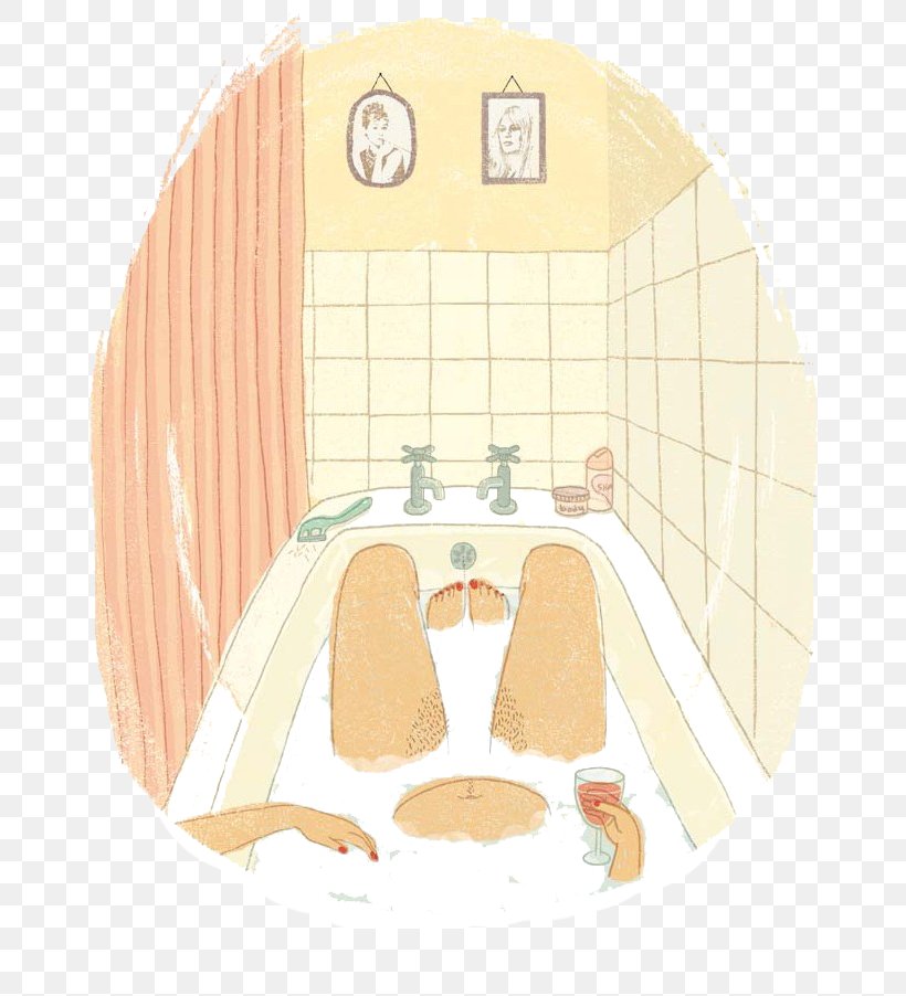 Bathtub Towel Bathroom Bathing, PNG, 690x902px, Watercolor, Cartoon, Flower, Frame, Heart Download Free