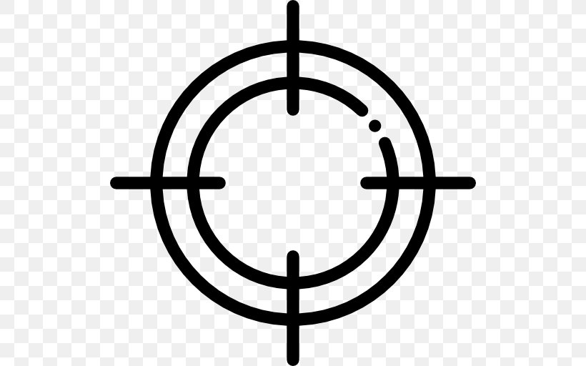 Shooting Target Reticle, PNG, 512x512px, Shooting Target, Black And White, Focus, Icon Design, Reticle Download Free